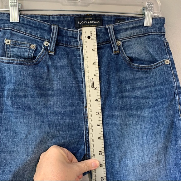 Lucky Brand button up Bridgette skinny blue‎ jeans. Size 4/27 - Picture 7 of 11